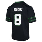 Aaron Rodgers New York Jets Nike Youth Alternate Game Jersey - Legacy Black/Green/White