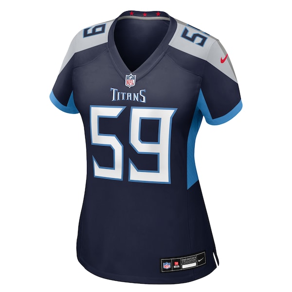 Kyron Johnson Tennessee Titans Nike Women's Team Game Jersey -  Navy