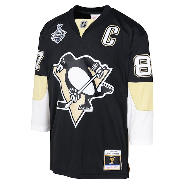 Sidney Crosby Pittsburgh Penguins Youth 2008 Blue Line Player Jersey - Black