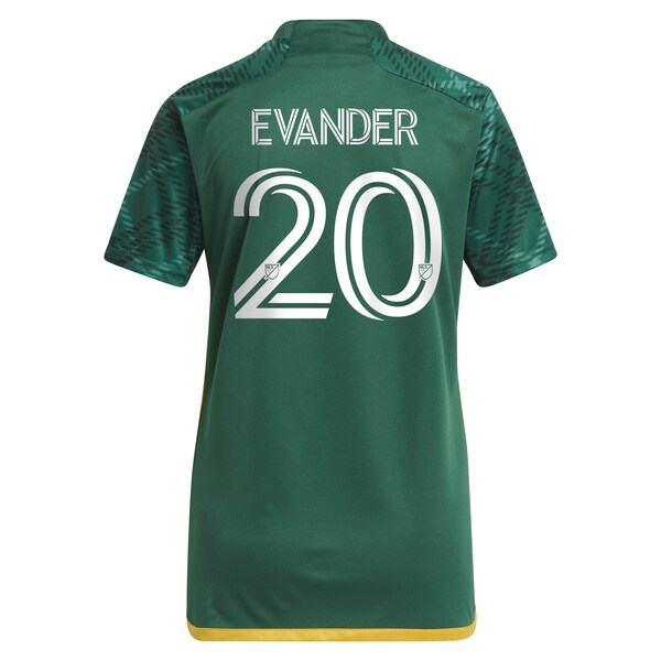 Evander Portland Timbers adidas Women's 2024 Portland Plaid Kit Replica Jersey - Green