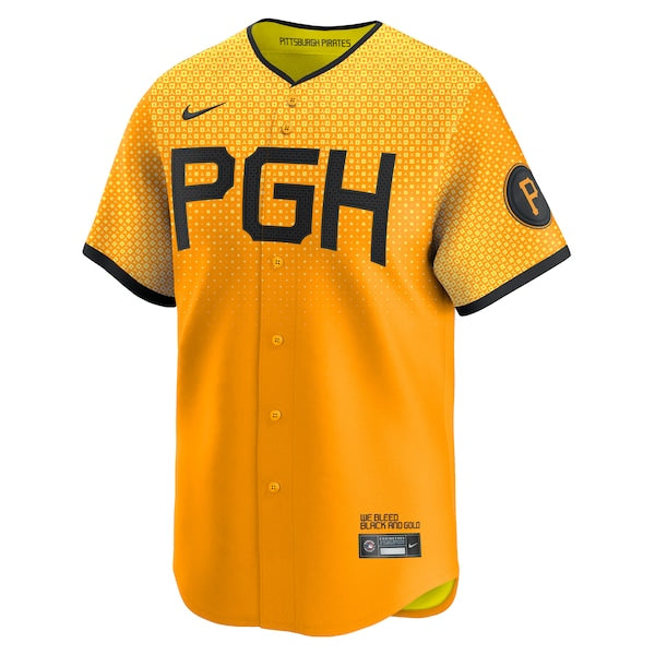 Roberto Clemente Pittsburgh Pirates Nike City Connect Limited Player Jersey - Gold