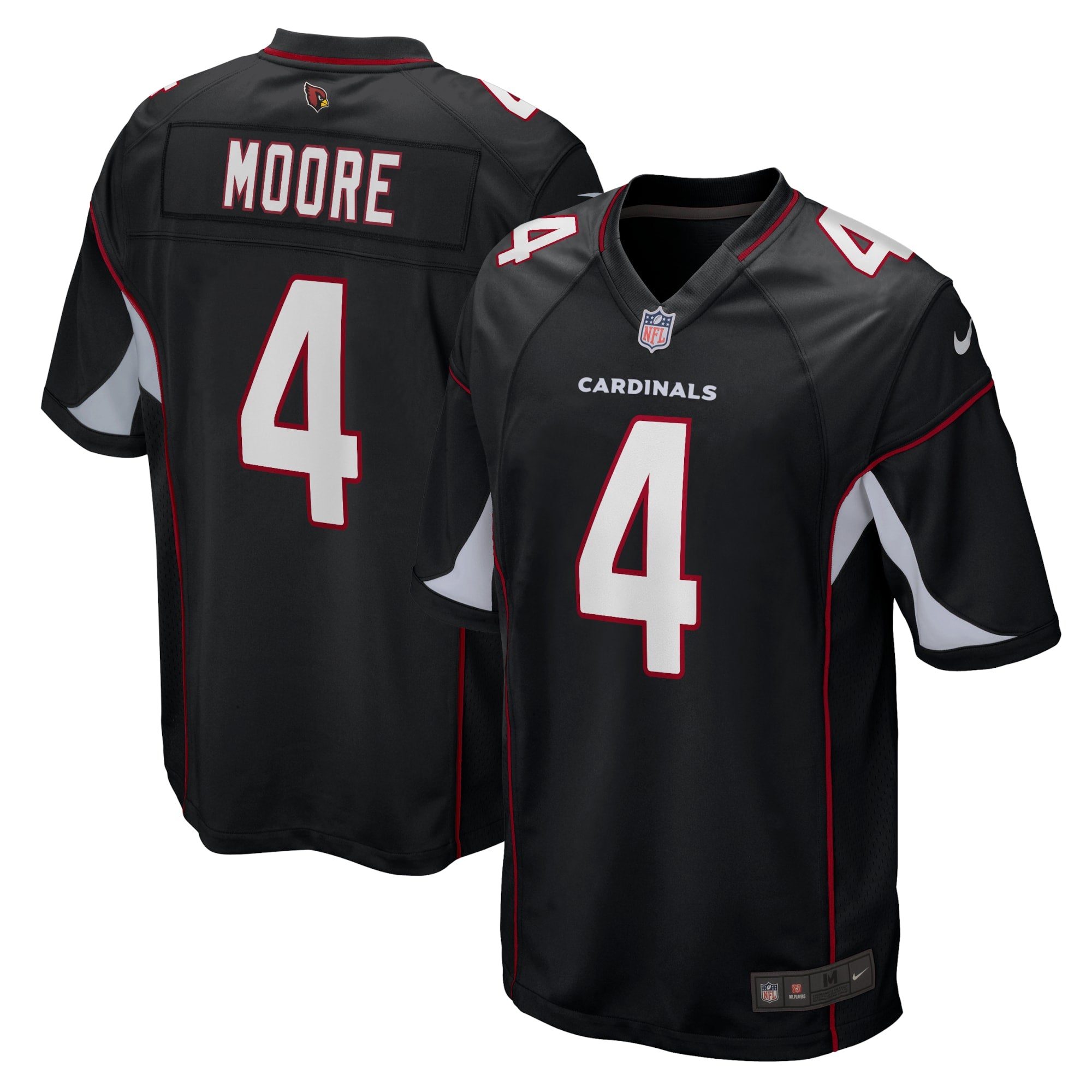 Rondale Moore Arizona Cardinals Nike Team Game Jersey - Cardinal/Black