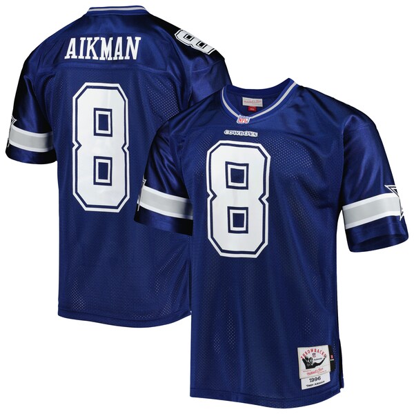 Troy Aikman Dallas Cowboys 1996 Authentic Throwback Retired Player Jersey - Navy