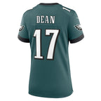 Nakobe Dean Philadelphia Eagles Nike Women's Team Game Jersey - Midnight Green