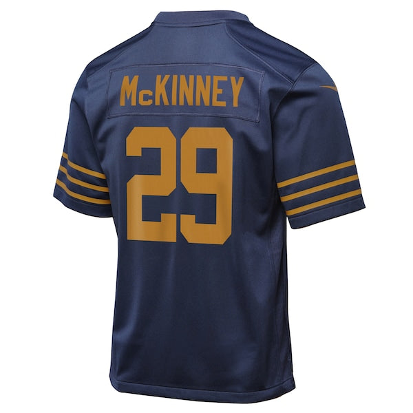 Xavier McKinney Green Bay Packers Nike Youth The 1923 Classic Game Jersey - Navy