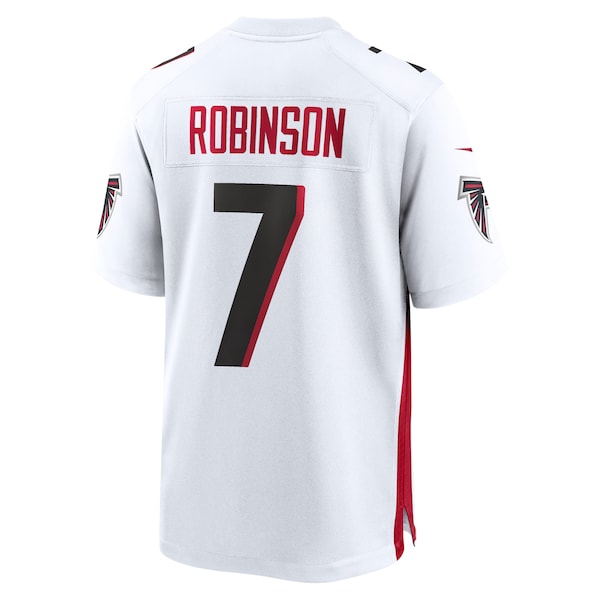 Bijan Robinson Atlanta Falcons Nike 2023 NFL Draft First Round Pick Game Jersey - White/Black