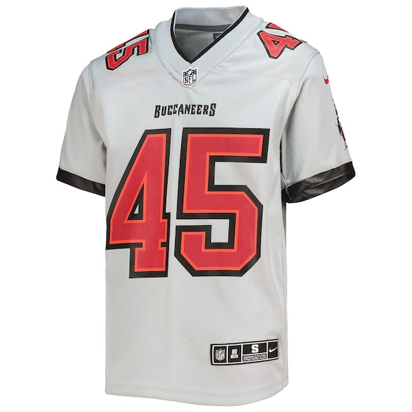 Devin White Tampa Bay Buccaneers Nike Youth Inverted Team Game Jersey - Gray