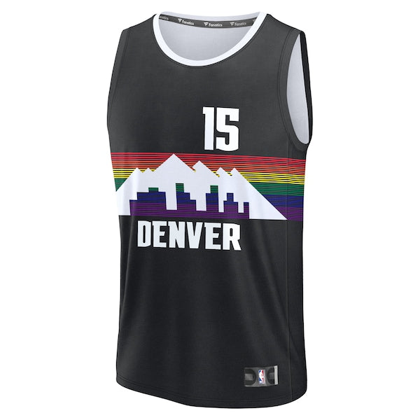 Nikola Jokić Denver Nuggets  Youth 2025/26 City Edition Fast Break Jersey - Black