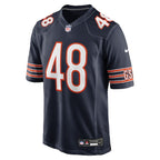 D'Marco Jackson Chicago Bears Nike Team Game Jersey -  Navy