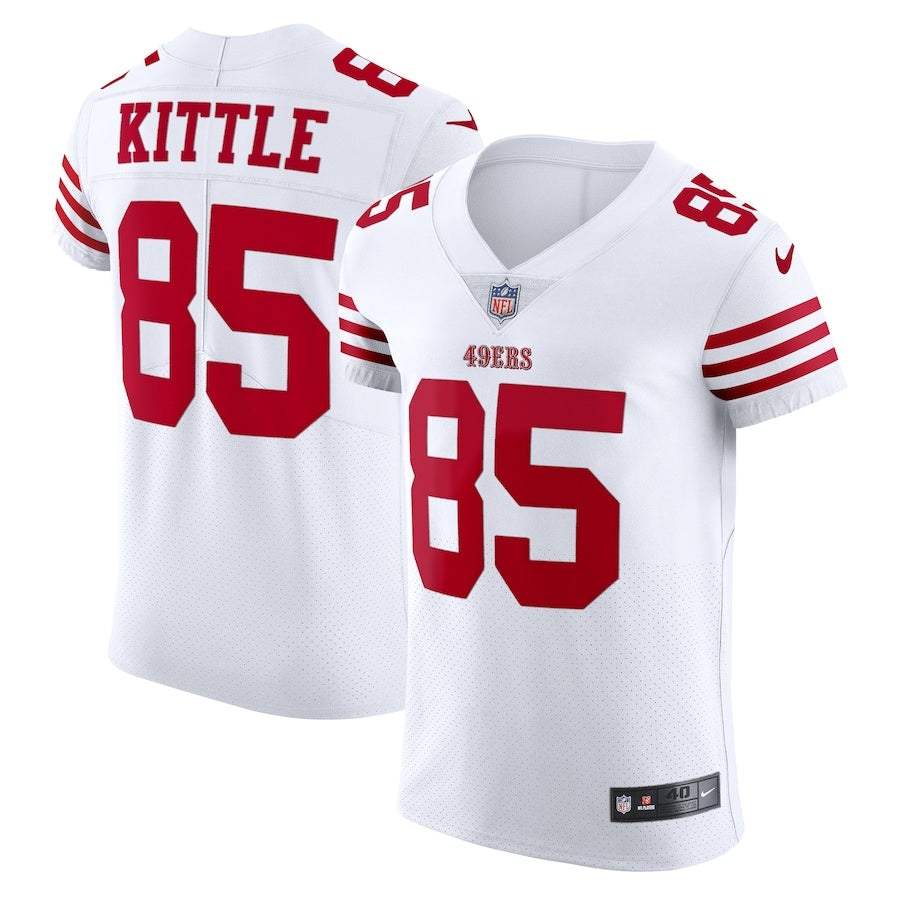 George Kittle San Francisco 49ers Nike Alternate Vapor Elite Jersey - Red/Scarlet/White