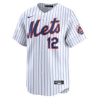 Francisco Lindor New York Mets Nike Home Limited Player Jersey - White/Gray