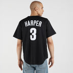 Bryce Harper Philadelphia Phillies Nike Lights Out Replica Player Jersey - Black