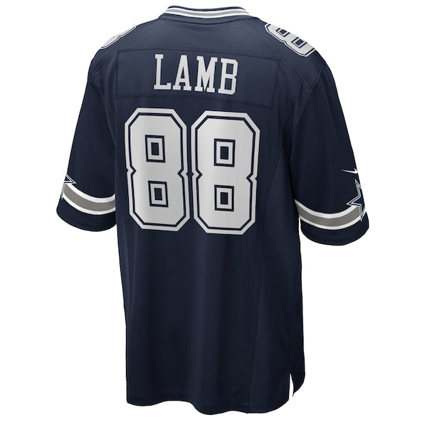 CeeDee Lamb Dallas Cowboys Nike Game Jersey - Navy/White