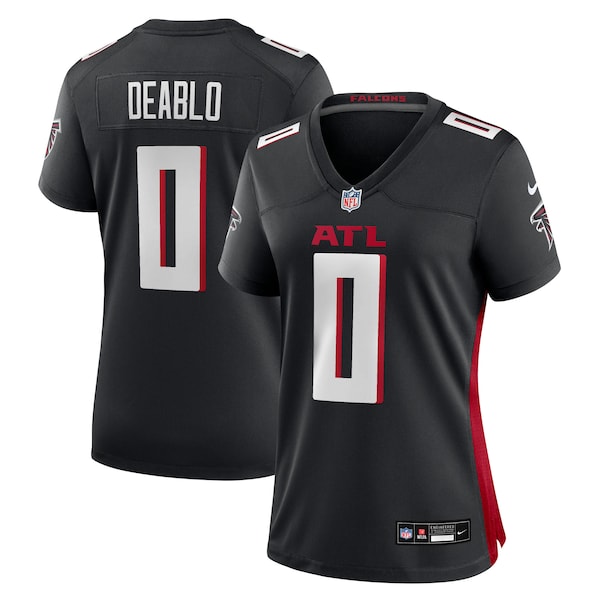 Divine Deablo Atlanta Falcons Nike Women's Team Game Jersey -  Black
