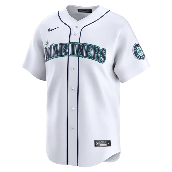 George Kirby Seattle Mariners Nike Home Limited Player Jersey - White