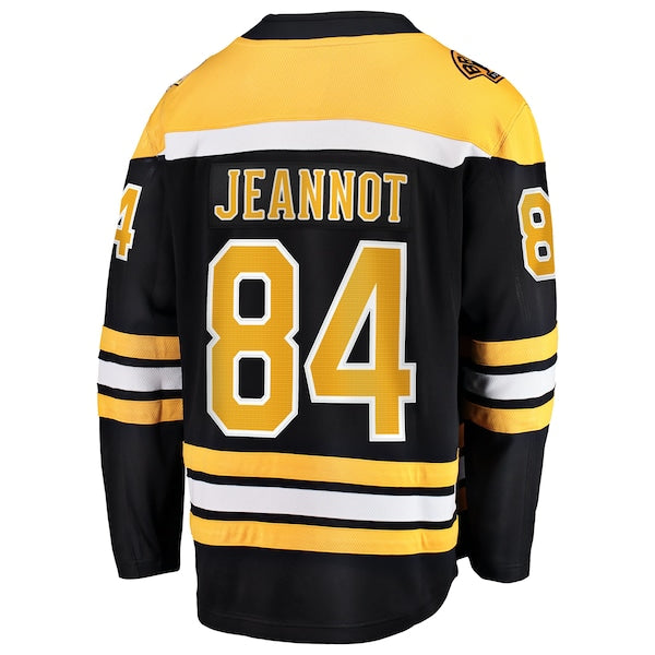 Tanner Jeannot Boston Bruins  Home Breakaway Jersey - Black