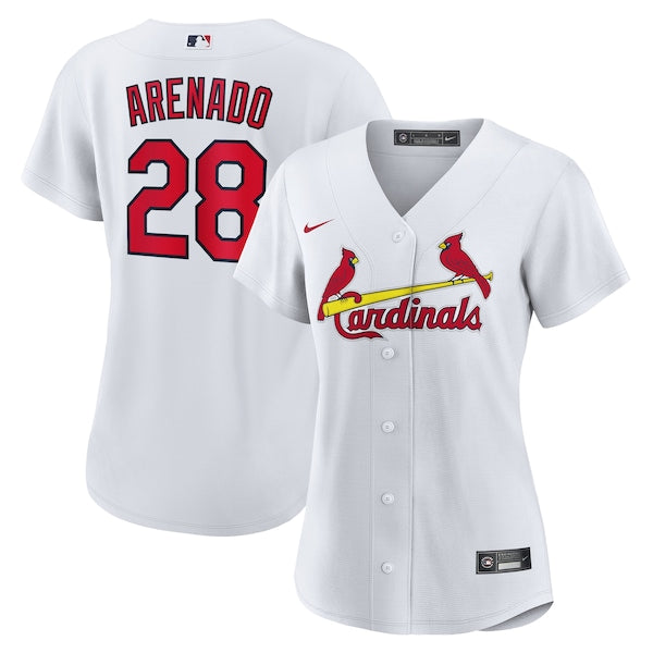 Nolan Arenado St. Louis Cardinals Nike Women's Home Replica Jersey - White/Light Blue/Cream