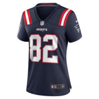 T.J. Luther New England Patriots Nike Women's Team Game Jersey -  Navy