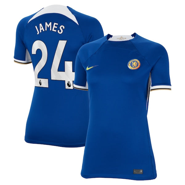 Reece James Chelsea Nike Women's 2023/24 Home Stadium Replica Jersey - Blue/Navy