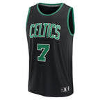 Jaylen Brown Boston Celtics  Fast Break Replica Player Jersey - Statement Edition - Black