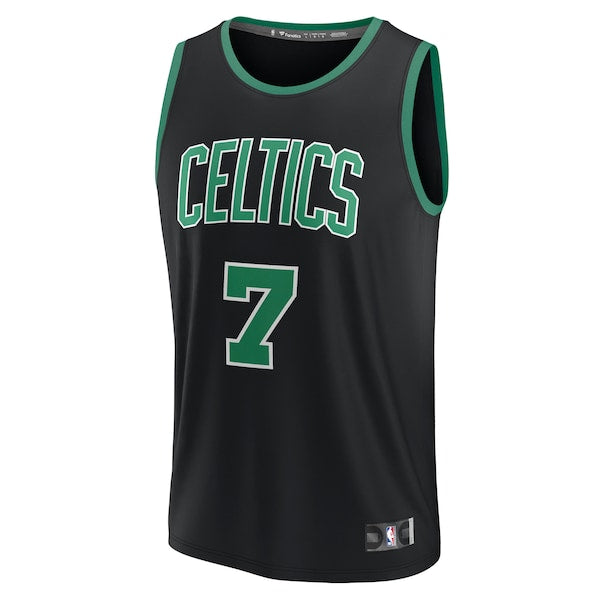 Jaylen Brown Boston Celtics  Fast Break Replica Player Jersey - Statement Edition - Black
