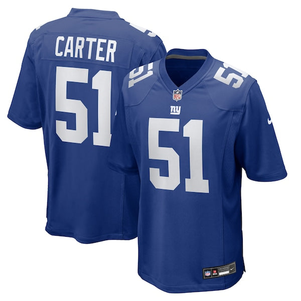 Abdul Carter New York Giants Nike 2025 NFL Draft First Round Pick Game Jersey - Royal/Red/White