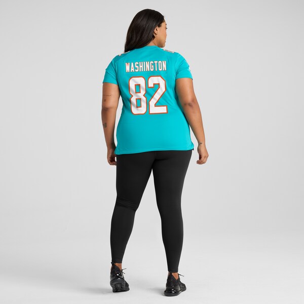 Tahj Washington Miami Dolphins Nike Women's  Game Jersey -  Aqua