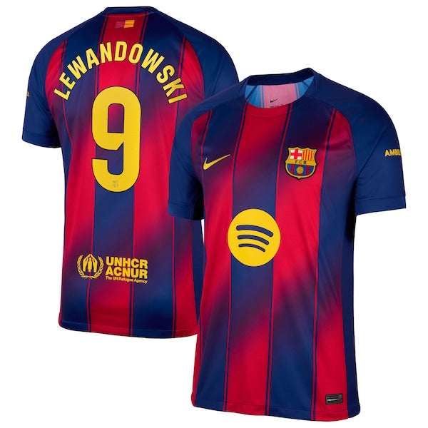 Robert Lewandowski Barcelona Nike 2025/26 Home Replica Jersey - Navy