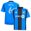 Samuel Piette CF Montreal adidas Youth 2025 Montréal Original Replica Player Jersey - Blue