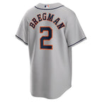Alex Bregman Houston Astros Nike Road Replica Player Name Jersey - Gray/White