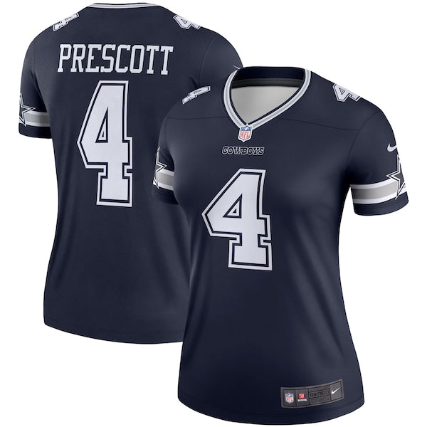 Dak Prescott Dallas Cowboys Nike Women's Legend Player Jersey - Navy/White