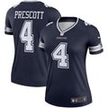 Dak Prescott Dallas Cowboys Nike Women's Legend Player Jersey - Navy/White