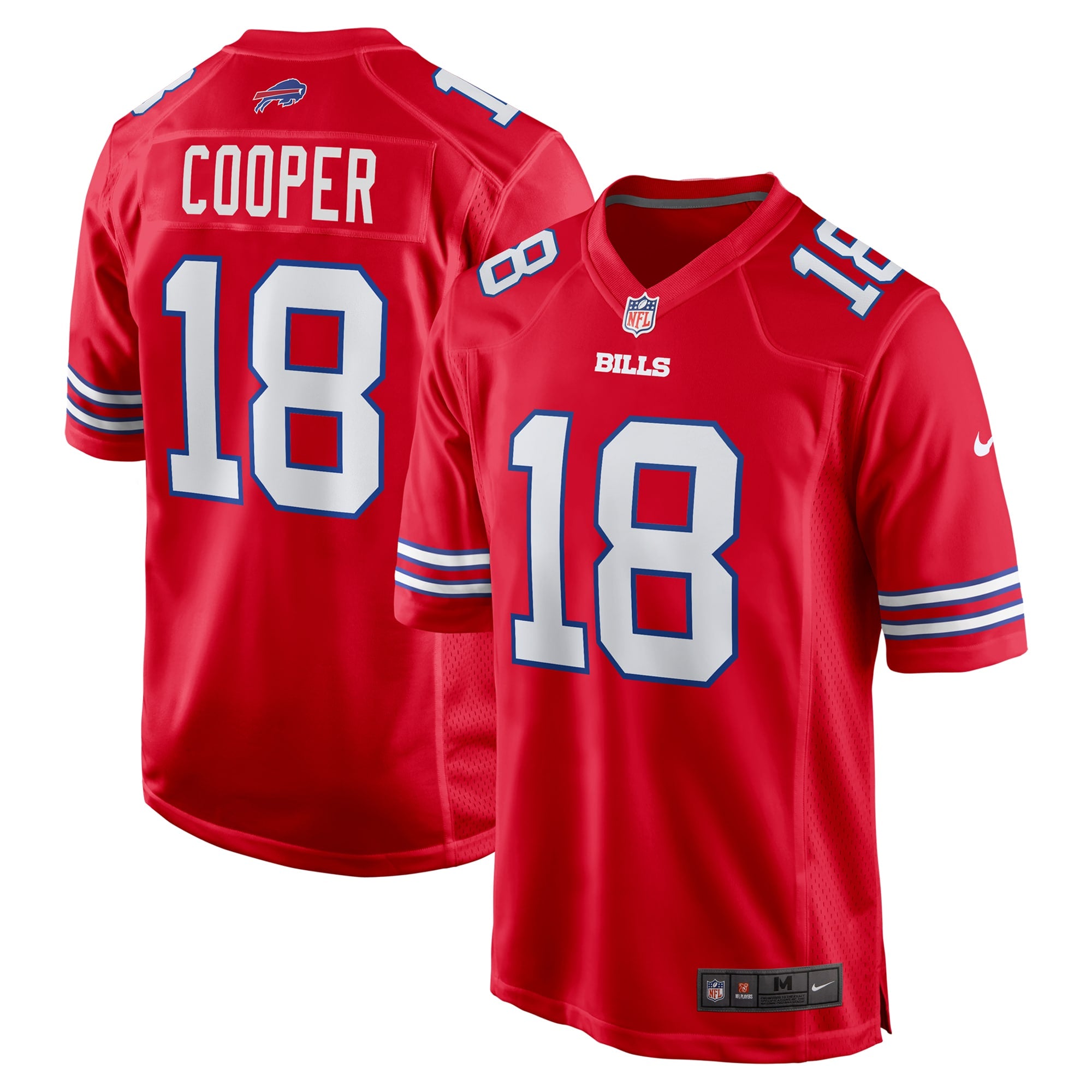 Amari Cooper Buffalo Bills Nike Game Jersey - White/Red