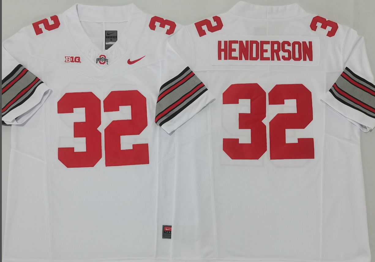 TreVeyon Henderson NCAA Ohio State Buckeyes Nike Vapor Limited Jersey