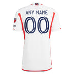 New England Revolution adidas 2024 Defiance Authentic Custom Jersey - White