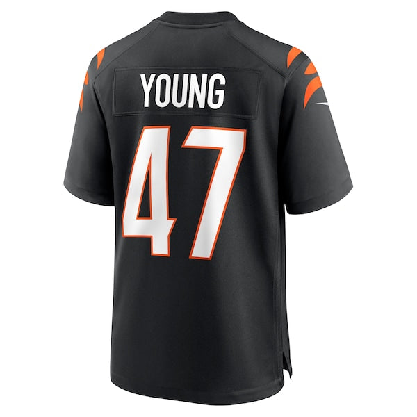 Craig Young Cincinnati Bengals Nike Team Game Jersey -  Black