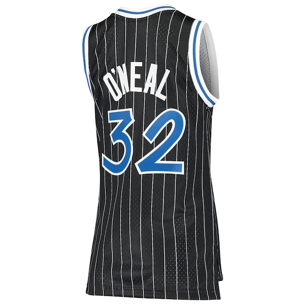 Shaquille O'Neal Orlando Magic Women's 1995/96 Hardwood Classics Swingman Jersey - Black