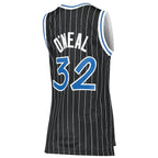 Shaquille O'Neal Orlando Magic Women's 1995/96 Hardwood Classics Swingman Jersey - Black