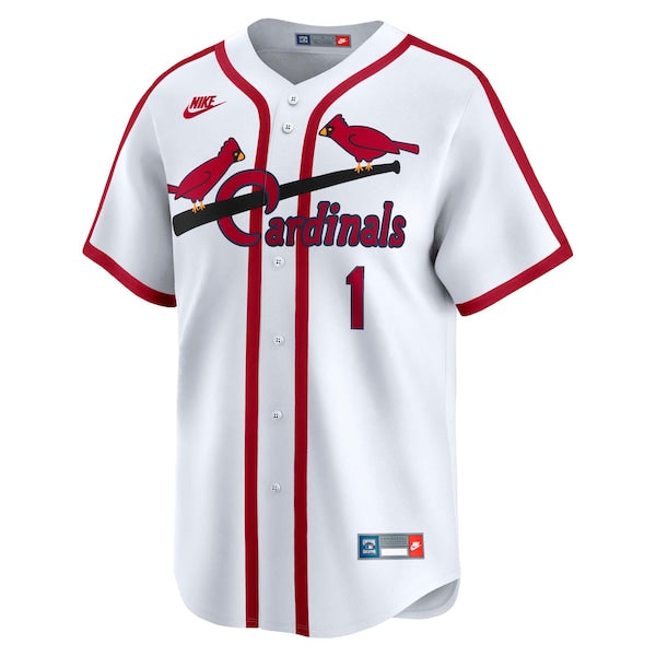 Ozzie Smith St. Louis Cardinals Nike Throwback Cooperstown Collection Limited Jersey - White/Blue