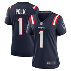 Ja'Lynn Polk New England Patriots Nike Women's Team Game Jersey -  Navy