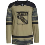 New York Rangers adidas Military Appreciation Team Authentic Practice Jersey - Camo