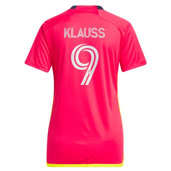 João Klauss St. Louis City SC adidas Women's 2024 CITY Kit Replica Jersey - Red