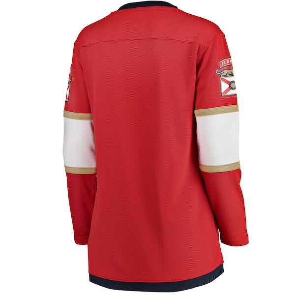 Florida Panthers  Women's 2025 Stanley Cup Champions Breakaway Jersey - Red