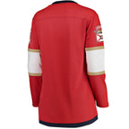 Florida Panthers  Women's 2025 Stanley Cup Champions Breakaway Jersey - Red