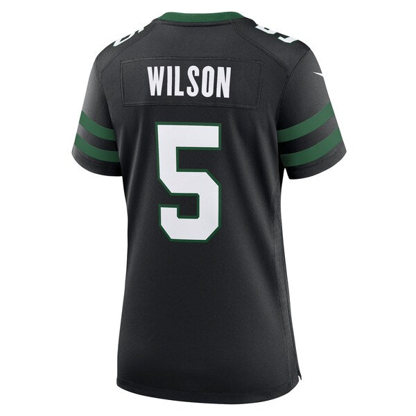 Garrett Wilson New York Jets Nike Women's Alternate Game Jersey - Legacy Black/Green/White