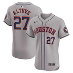 Jose Altuve Houston Astros Nike Road Elite Player Jersey - Gray