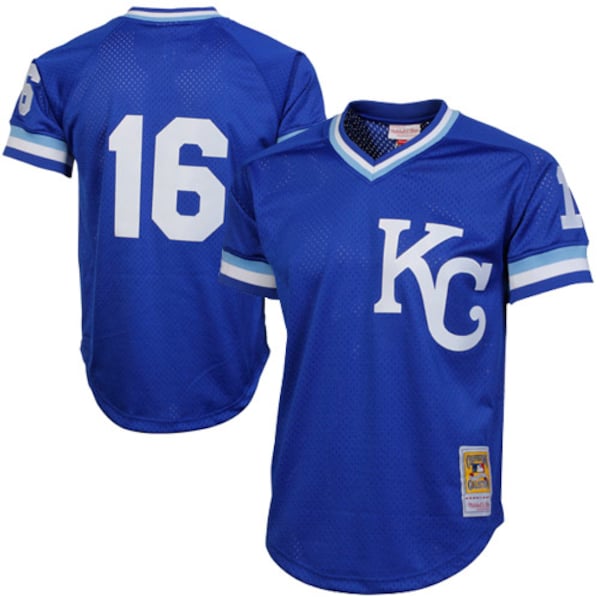 Bo Jackson Kansas City Royals 1989 Authentic Cooperstown Collection Batting Mesh Practice Jersey - Royal