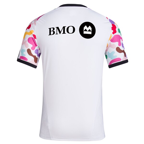 Toronto FC adidas 2024 Pride Pre-Match Top - White