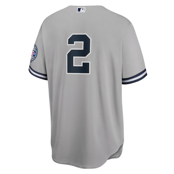 Derek Jeter New York Yankees Nike 2020 Hall of Fame Induction Replica Jersey - Gray