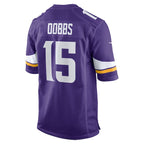 Joshua Dobbs Minnesota Vikings Nike  Game Jersey -  Purple